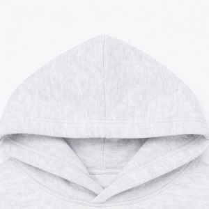 Heather White Hoodie