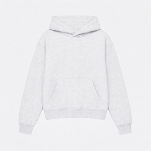 Heather White Hoodie