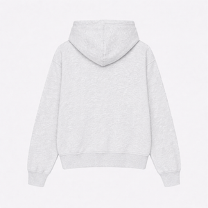 Heather White Hoodie